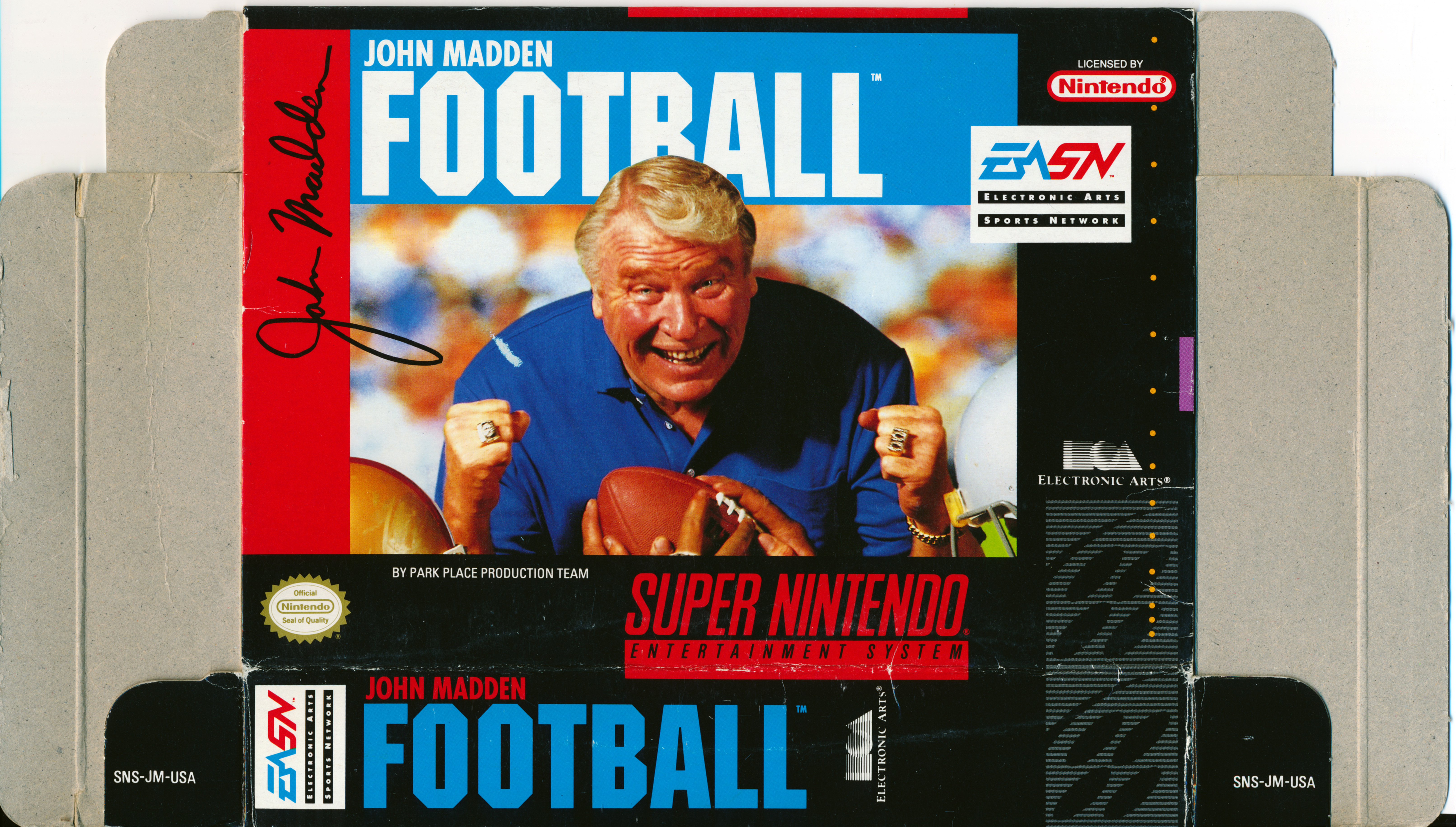 John madden football sales snes